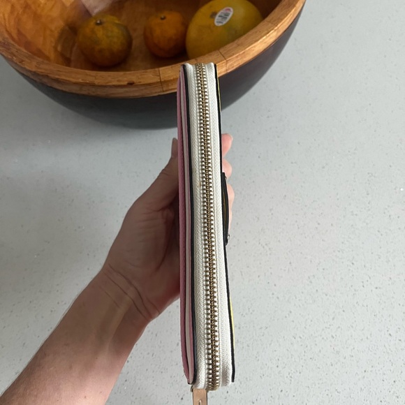 Kate Spade Striped Zip Around Wallet - Picture 12 of 16